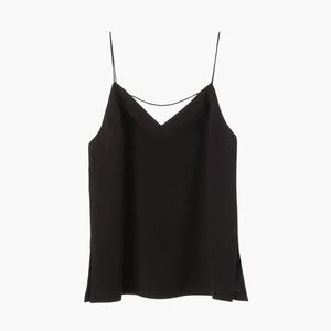 Cuyana silk cami black XS